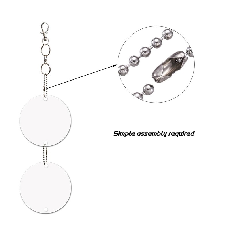 EACILLES Keep Birds Away Mirror Disc, Hanging Reflectors to Scare