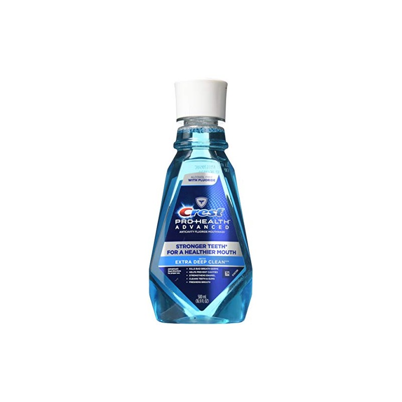 Crest Pro-Health Advanced Mouthwash with Extra Deep Clean, Fresh Mint,16.9