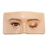 3D Silicone Makeup Practice Face Board with 20ml Cleansing Oil