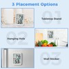 PAIRIER Portable Digital Thermometer Hygrometer Indoor with High Accuracy LCD