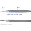 Axe File Sharpener Set 2PCS 8inch, SKZIRI Flat Metal Axe