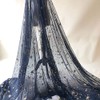 Golden Star Lace Fabric by The Yard Embroidery Stars Moon