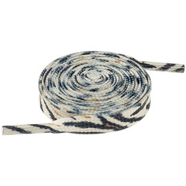 Elerevyo Leopard Print Flat Shoestrings Animal Pattern Sports Shoe Laces for Sneakers 2 Pairs 120cm/47.2" Beige