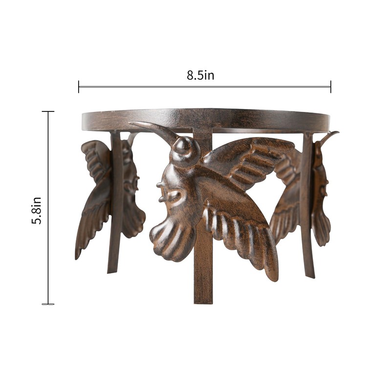 Topadorn Metal Gazing Ball Stand Garden Hardware Metal Stand for