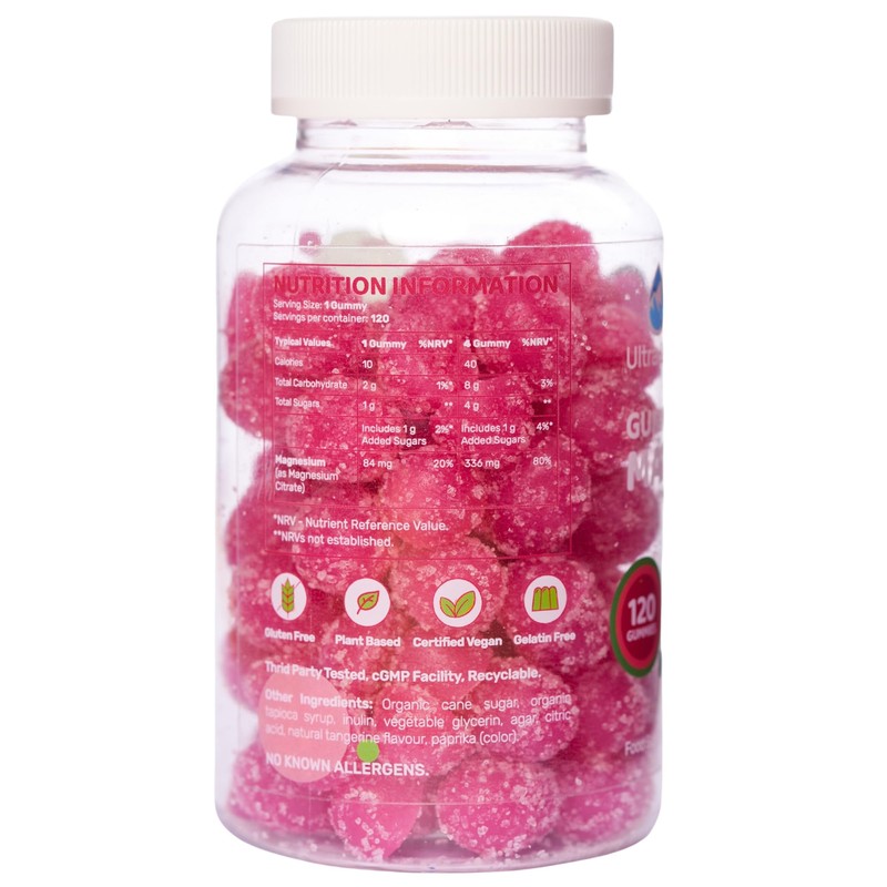 Ultra Lyte Magnesium Citrate Gummies – 336 mg Elemental Magnesium