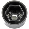 Black Wheel Nut Cover, Push Type