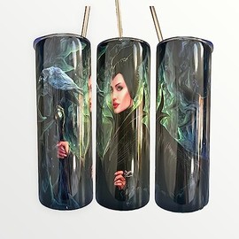 Sellrex Maleficent 20oz Insulated Skinny Tumbler Cup