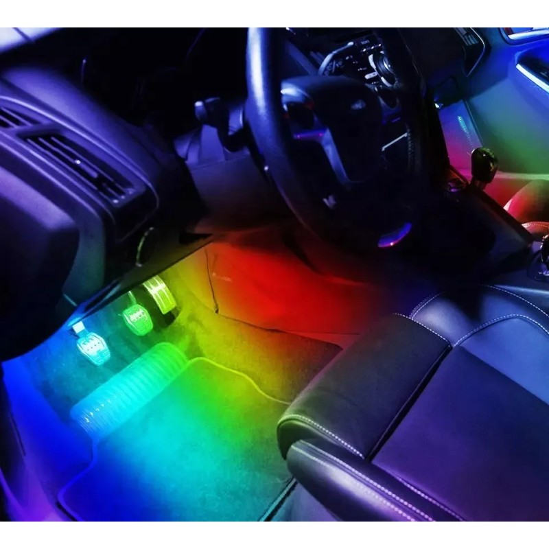 PUNKZZ Barra De Luz Tiras 48 Luces Fluido Rgb Interior