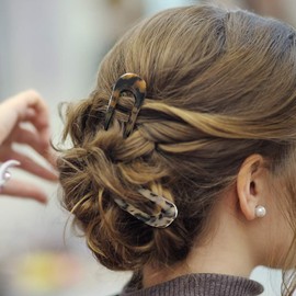 Pack of 2 French Hair Pins U Shaped Hairpin Large French Twist Hair Pin for Women Styling Hair Accessories