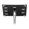 GEARZAAR Bumper Tow Hook License Plate Mount Bracket Holder For