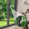 Munsesi Universal Inline Window Handle, Lockable, Ambidextrous, Multi-Spindle, White with