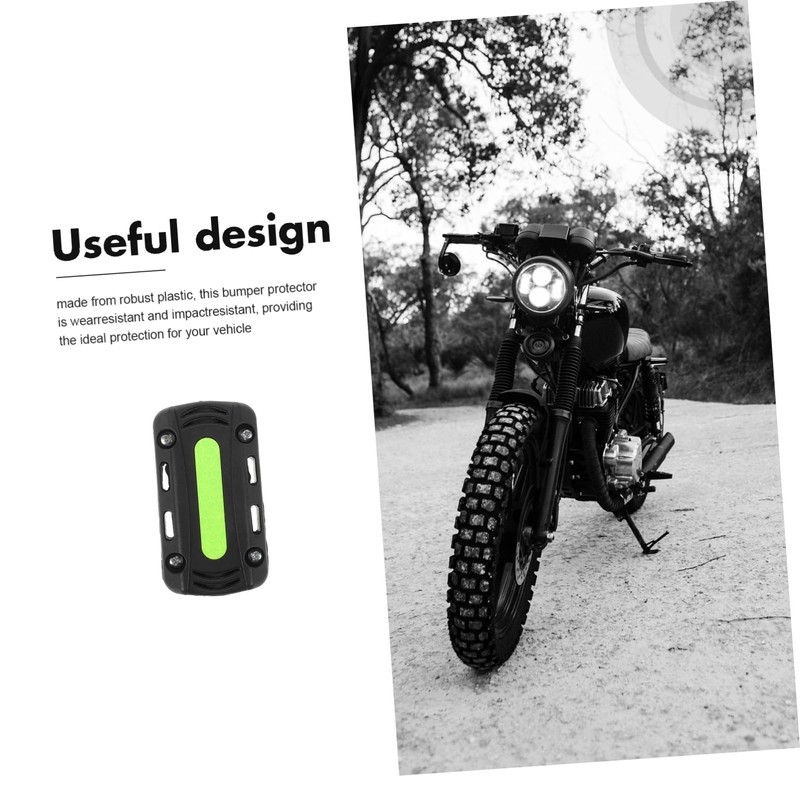 Mikinona Motorcycle Bumper Guard Black Plastic Fall Block for Motorbikes