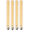 Leools 4-Pack Vintage LED Filament Bulb T300 Dimmable Led Edison