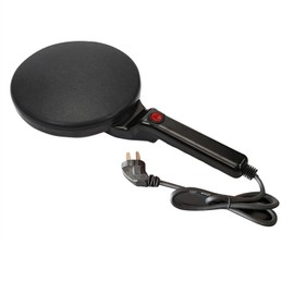 800W Electric Crepe Maker Machine Easy To Use Multifunction Portable Round Pancake Griddle for Home Use Black US Plug 110V