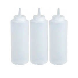 Great Credentials Squeeze Bottles Clear Set of 3 (12 OZ.)