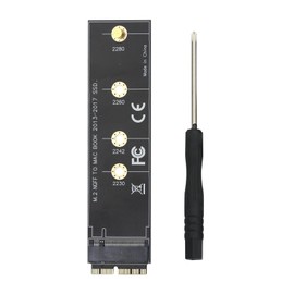 suckoo for MacBook AIR Pro 2013 2014 2015 2016 2017 A1465 A1466 A1398 A1502 to NVME M-Key M.2 PCI-E 4.0 SSD Hard Drive 2230 2242 2260 2280 Adapter Card Converter Expansion Board Card