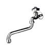 TOTO T132AUN13 Single Faucet (Lateral Faucet) Water Discharge Pipe 8.7 inches (220 mm) for General and Cold Areas