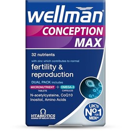 Wellman Conception Max, Conception and Fertility Vitamin for Men