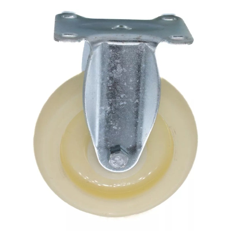 AJC Kit 4 Rodaja Rueda Fija 5 Pulgada Polipropileno Blanco