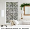 DKTIE Boho Stained Glass Look Window Privacy Film with Installation