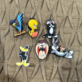 Set Of 6 Looney Tunes Shoe Charm for Crocs/Shoes