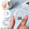 20 Pcs Hem Clips for Pants, Adjustable Clear No-Slip Pant
