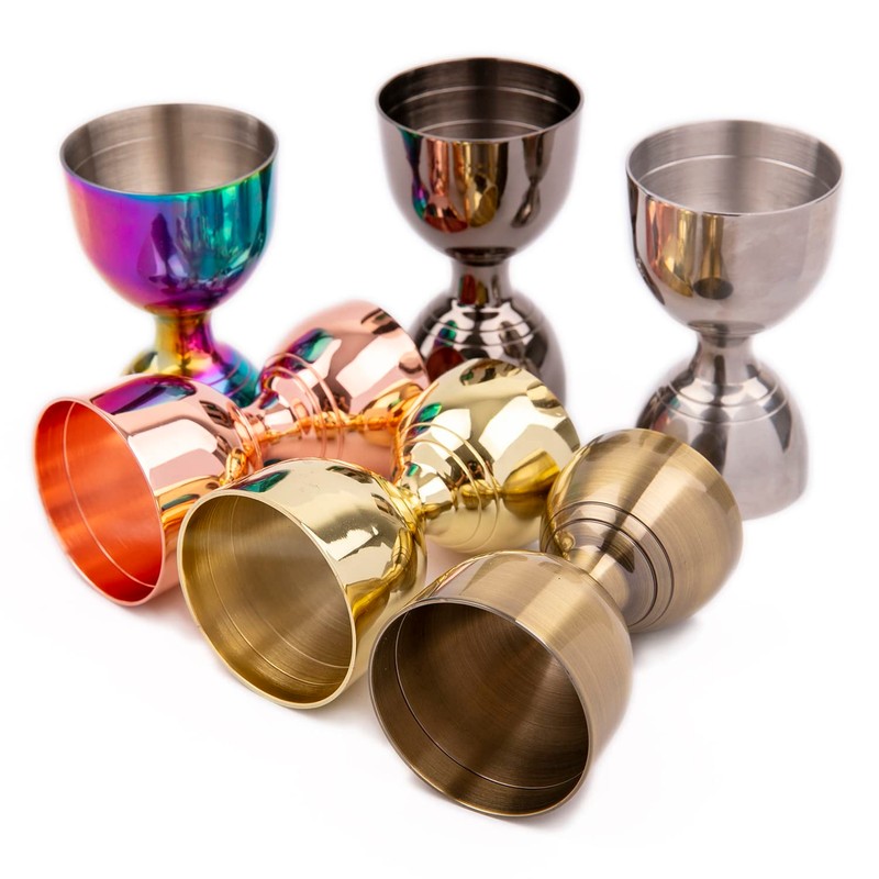 Premium Cocktail Jigger 2oz/1oz, Stainless Steel Bell Jigger for Bartending,Cocktail