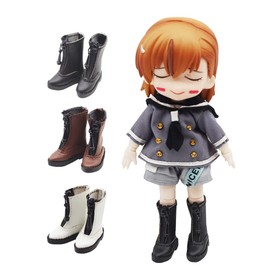 rakulifey Obitsu 11 Shoes, OB11 Size Shoes, Obitsu Doll, 4.3 inches (11 cm), 1/12bjd Doll Shoes, Birthday Gift, 3 Colors (Black)