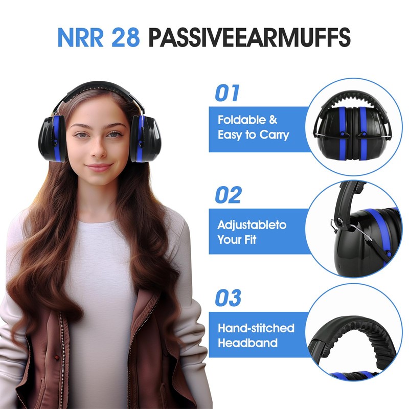 YINSHOME Shooting Ear Protection Earmuffs, Ear protection for gun range,