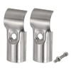 sourcing map T Pipe Clamp Connector 2pcs Structural Pipe Connector