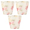 Cloth Lamp Shade Flower Pattern Clip On Bulb Lampshade for