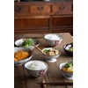 Awasaka JP88-G01 Japanese Tableware, Japonica Chrysanthemum Flower Rice Bowl, Diameter