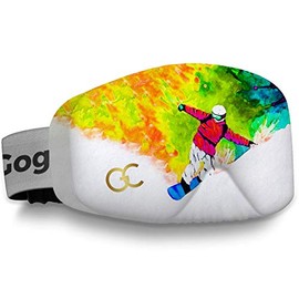 GogglesCover Snowboard goggles cover, protective, watercolour snowboard design