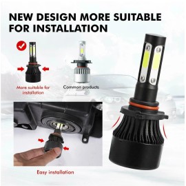 Unbranded For GMC Savana 2500 1996-2015 - 4x 6000K White LED Headlight Bulb High/Low Beam