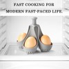 Silicone Egg Boiler Rack for Making Soft or Hard Boiled