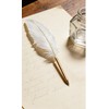 votuyet 1 Pack Retro Feather Ballpoint Pen, Exquisite Signature Pen