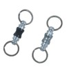 CWZ Titanium Quick Release Keychain, Retractable Key Chain Detachable Keychain