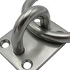 Stainless Steel Marine Eye Plate with Ring 8MM x 50MM