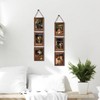 QUTREY 4x6 Picture Frames Collage, 6 Openings Wall Hanging Photo