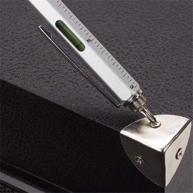 Multifunction Tool Pen, 6 in 1 Tool with Ballpoint Pen,