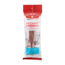 Creminelli Piccante Salami, (3 count, 5.5oz), Humanely Raised Pork*, No Added Nitrates or Nitrites, No Artificial Ingredients, Gluten Free, Keto & Paleo Friendly Snacks, 44g Protein Per Package, 0g Sugar**,