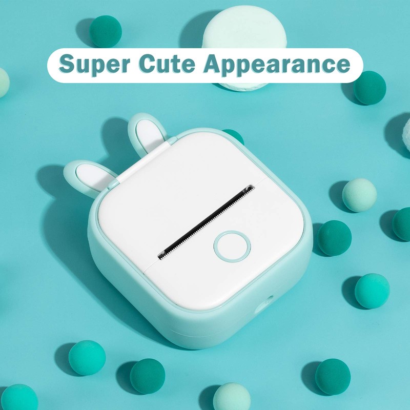 Memoking T02 Protective Case-Bunny Ears Shape Soft Silicone BPA-Free Cute
