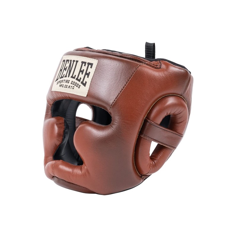 Benlee Premium Leather Head Guard Brown/Black/Beige L/XL
