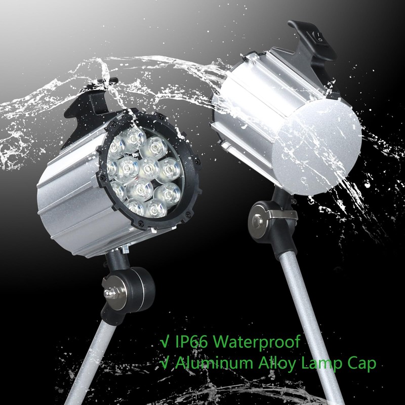 Xapolu LED Machine Work Light with 22In Alloy Arm, 12W