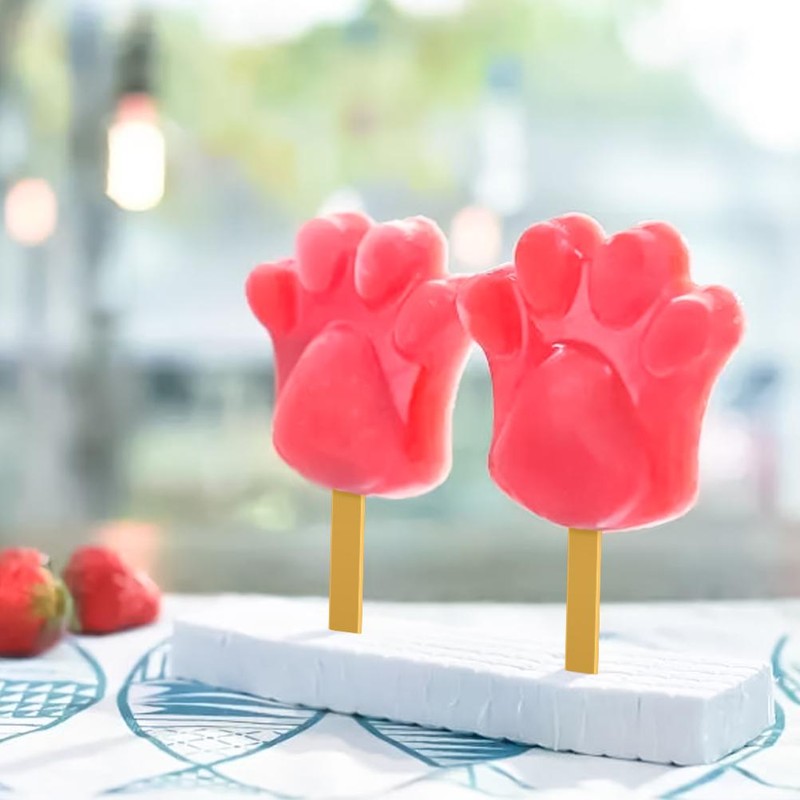 50PCS Acrylic Popsicle Sticks Reusable Cakesicle Sticks Party Favors for