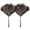 Retractable Feather Duster Ostrich Feathers Anti-Static Reusable Eco-Friendly Handheld Cleaning