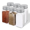 ZUFECY 4oz Glass Spice Bottles with Shaker Lids, Restaurant &