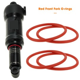 SG Store 4x Red Front Fork O-rings OD35.2xID32mm Compatible with Rockshox Sag Mountain Biking