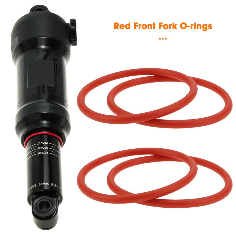 SG Store 4x Red Front Fork O-rings OD35.2xID32mm Compatible with