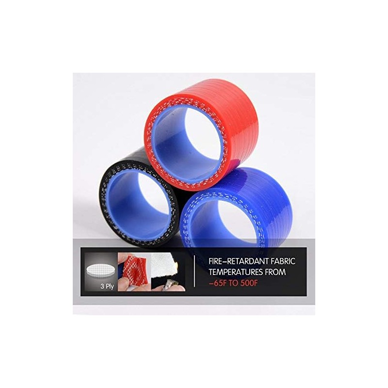 G-PLUS Silicone Radiator Coolant Hose Pipe Kit Clamps Compatible with